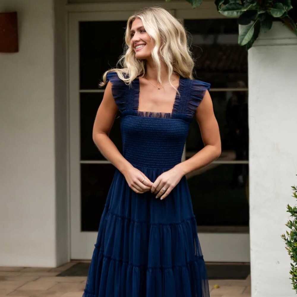 Emma Smocked Tulle Dress